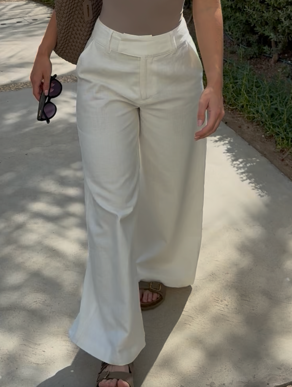 Premium Petite Linen Trouser